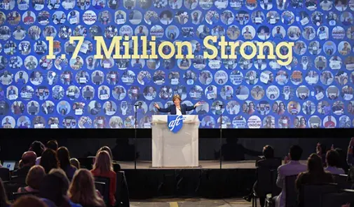 Randi Weingarten gives keynote address