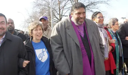 Weingarten with the Rev. Dr. William Barber II