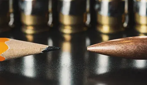 Pencil & bullet