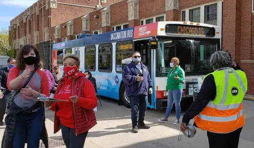 vaccine bus in chicago