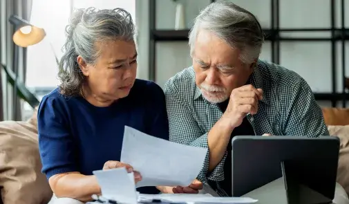 Retired couple