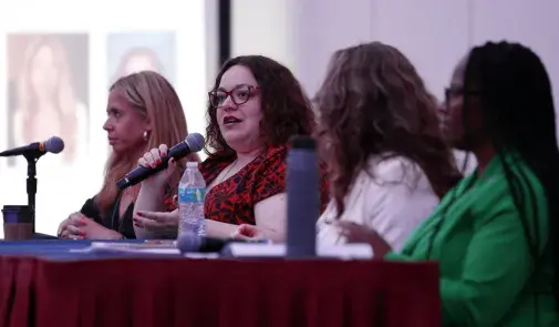 Photo of speakers at the 'Speaking of Gun Violence' workshop