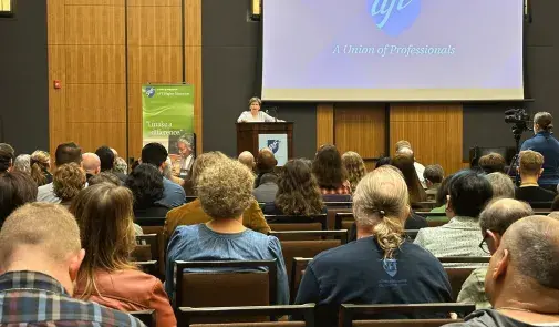 Faculty and staff from dozens of colleges and universities converged in Los Angeles Feb. 16-18 for the first AFT Higher Education Professional Issues Conference since before the pandemic