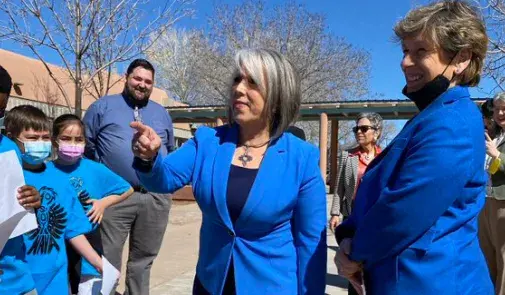 NM Gov. Lujan Grisham and Randi Weingarten