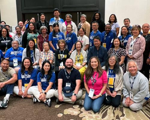 AFT and National Education Association members gather at the APALA convention.