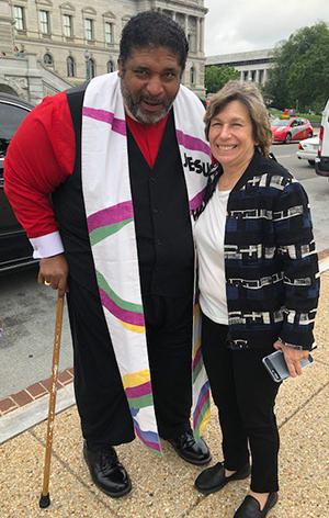 Randi & Rev. Barber at Poor People's Campaign rally