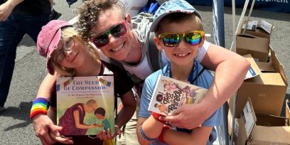 WTU handed out 1,000 free books at D.C.'s pride festival.