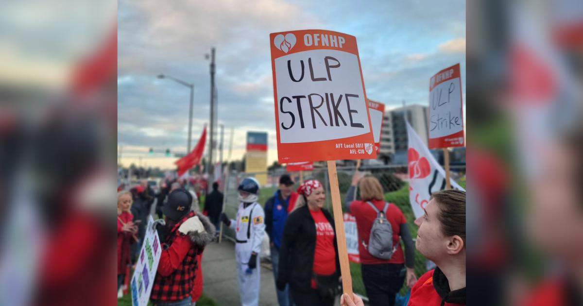 Five-day health care worker strike begins at PeaceHealth in
